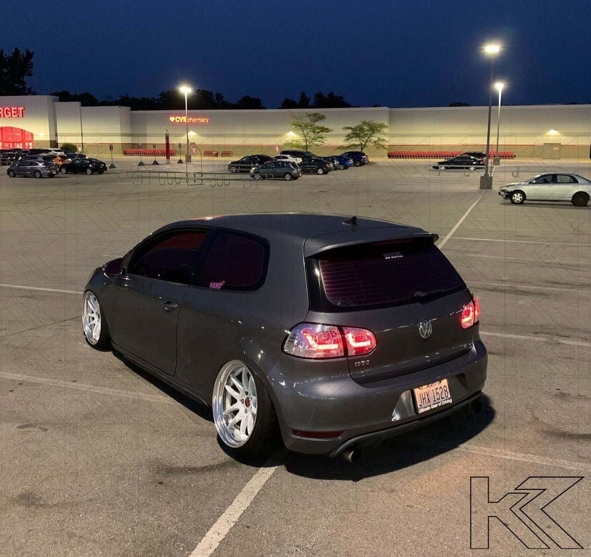 VW Golf Mk6 GTI LED Clear Tail Lights V2 (2008-2014) - K2 Industries