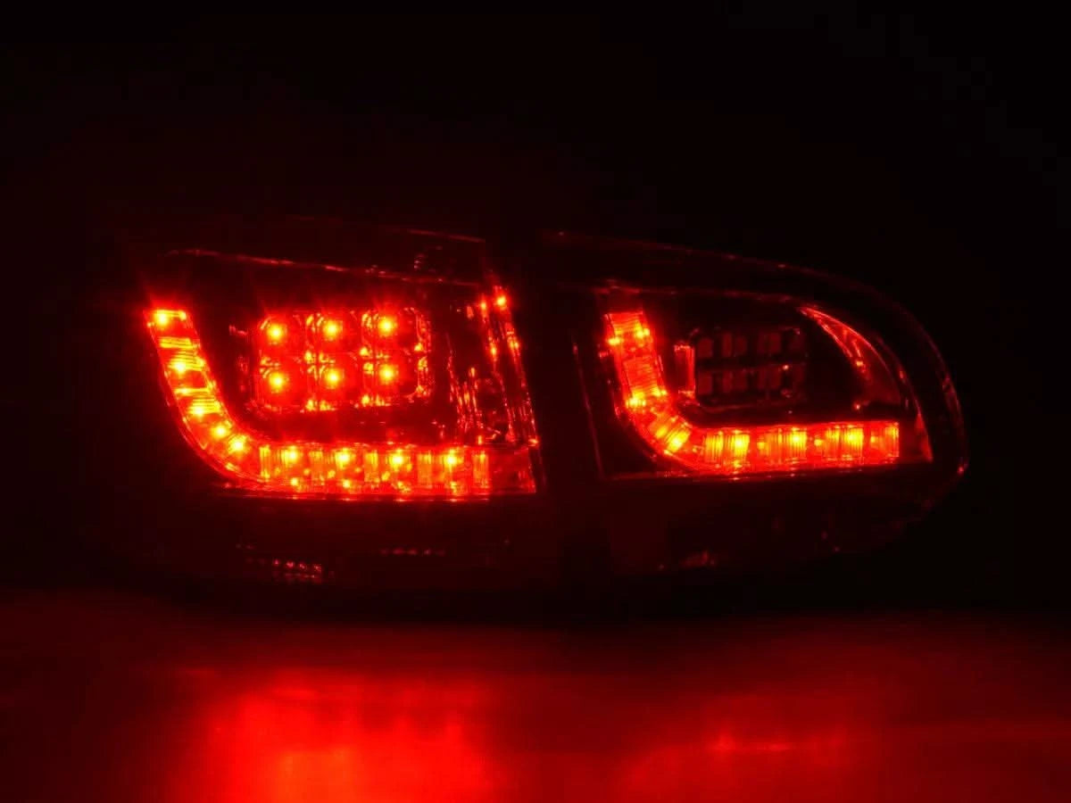 VW Golf Mk6 GTI LED Red Smoked Tail Lights V2 (2008-2014) - K2 Industries