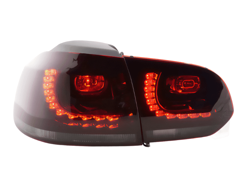 VW Golf Mk6 GTI Red/Smoked - R Look - Upgrade Tail Lights (2008-2014) - K2 Industries