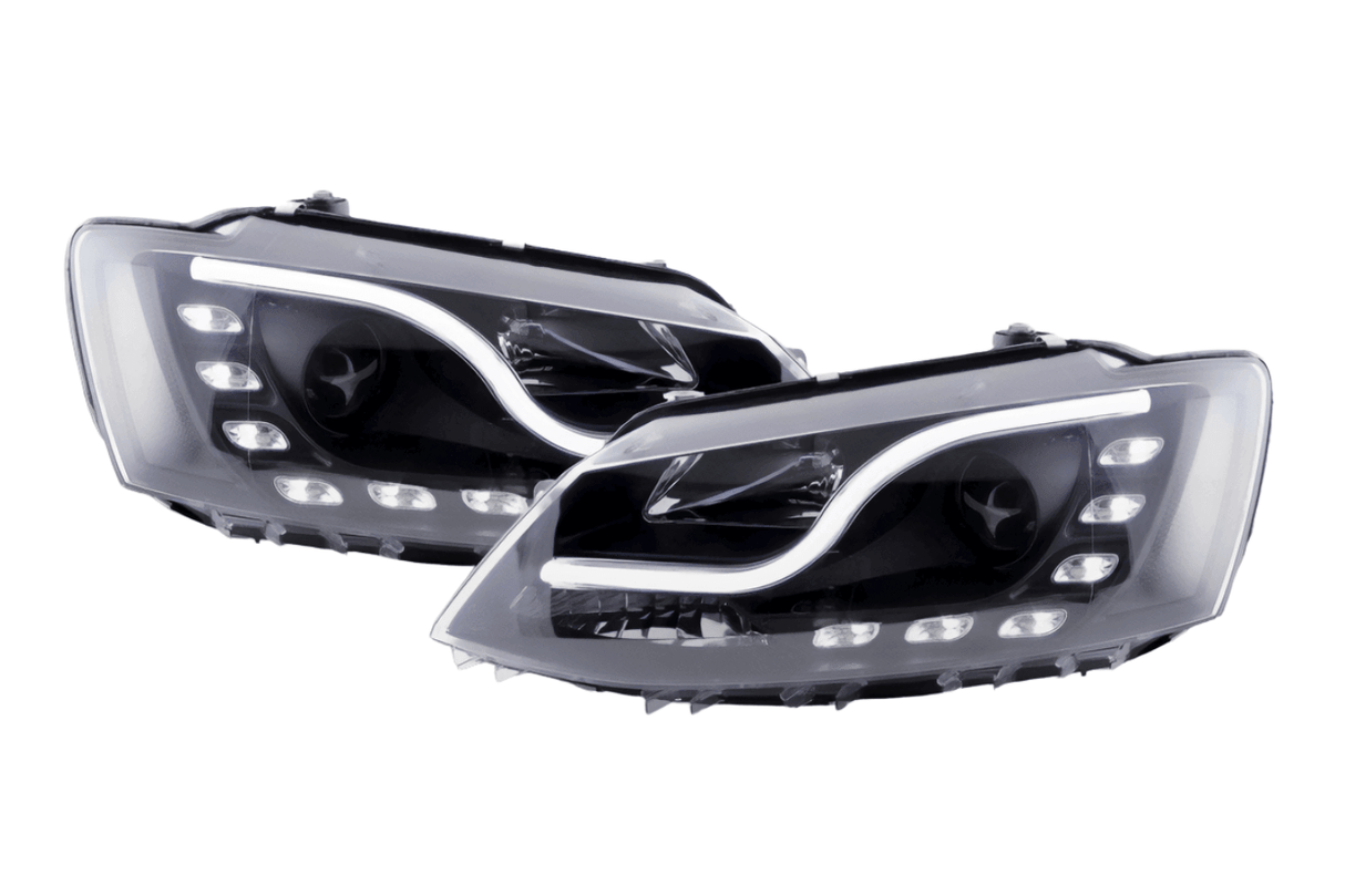 VW Jetta 6 Black JDM Style Headlights (2011-2018) - K2 Industries