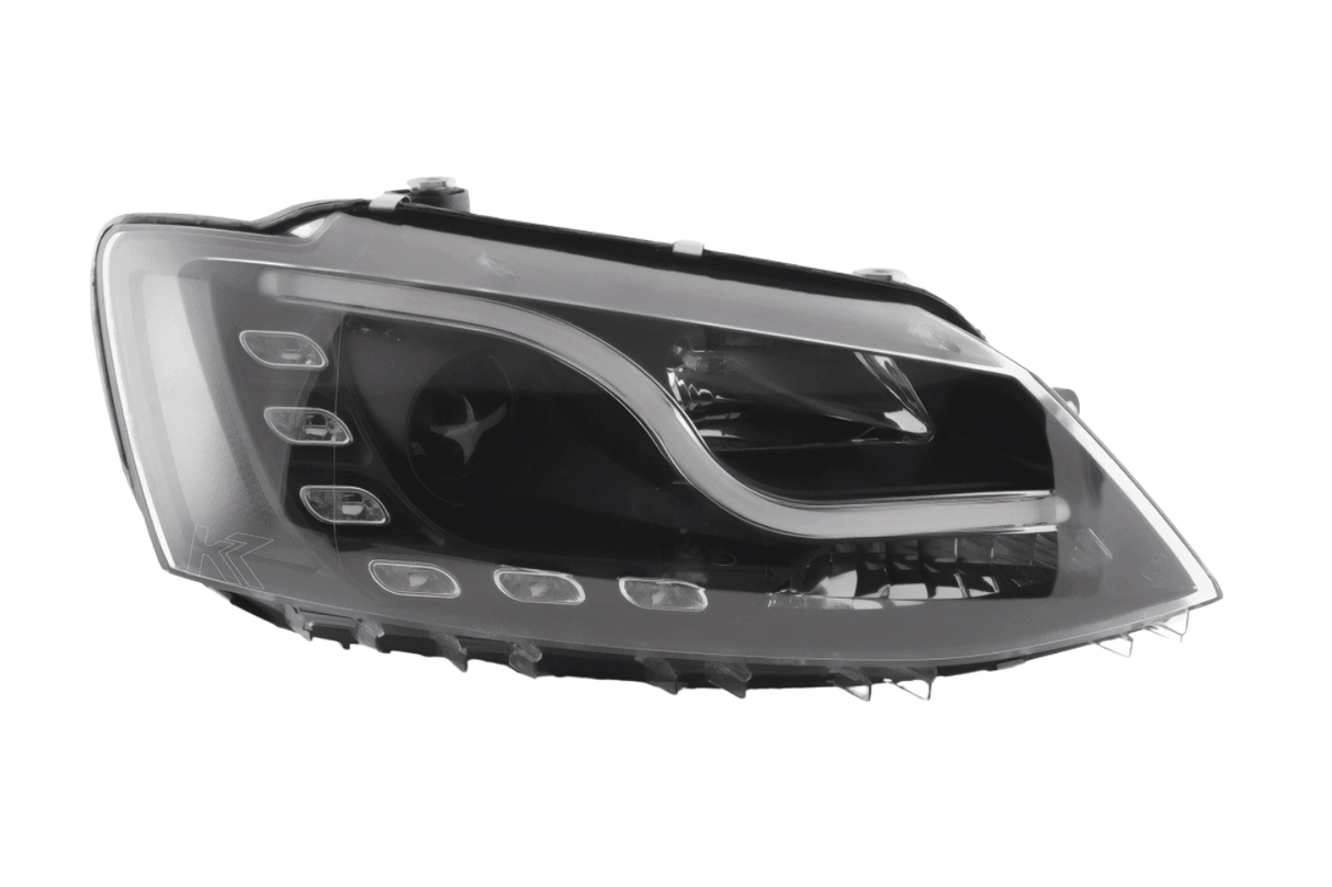 VW Jetta 6 Black JDM Style Headlights (2011-2018) - K2 Industries