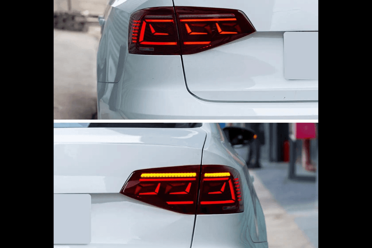 VW Jetta 6th Gen (A6) Dynamic LED Tail Lights 2015-2018 - K2 Industries