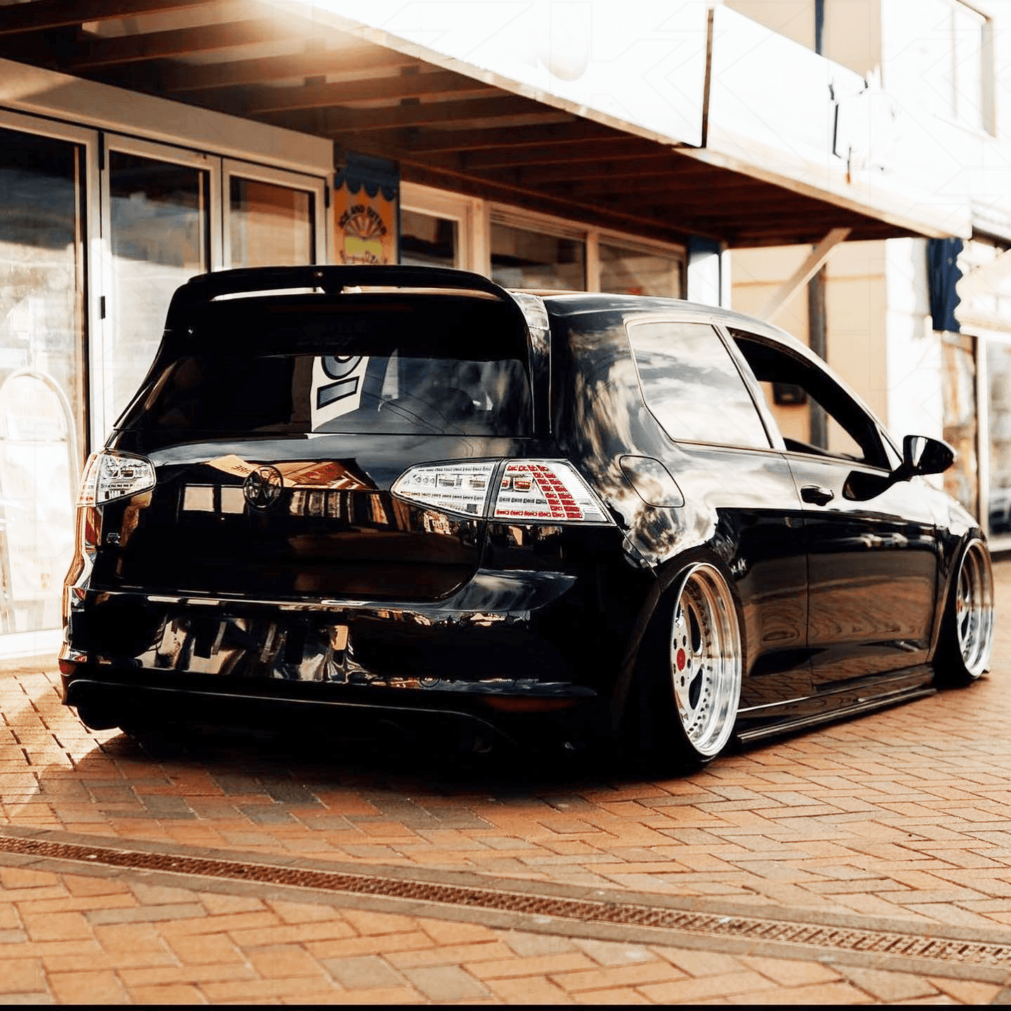 VW MK7 Golf GTI Chrome/Clear LED Tail Lights (2012 - 2017) - K2 Industries