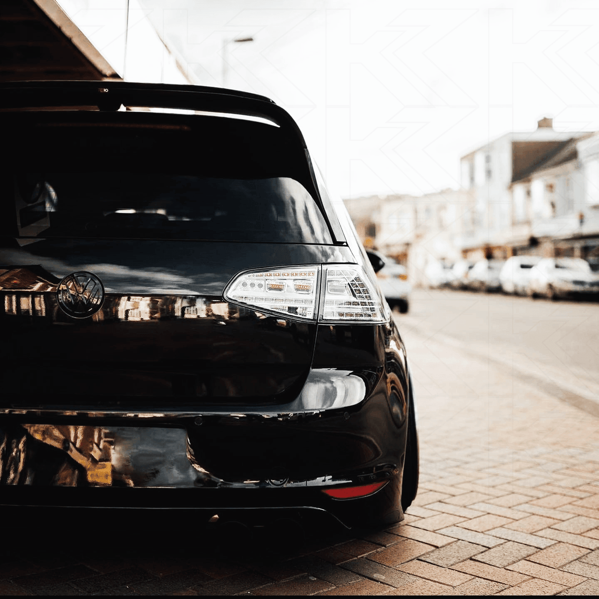 VW MK7 Golf GTI Chrome/Clear LED Tail Lights (2012 - 2017) - K2 Industries