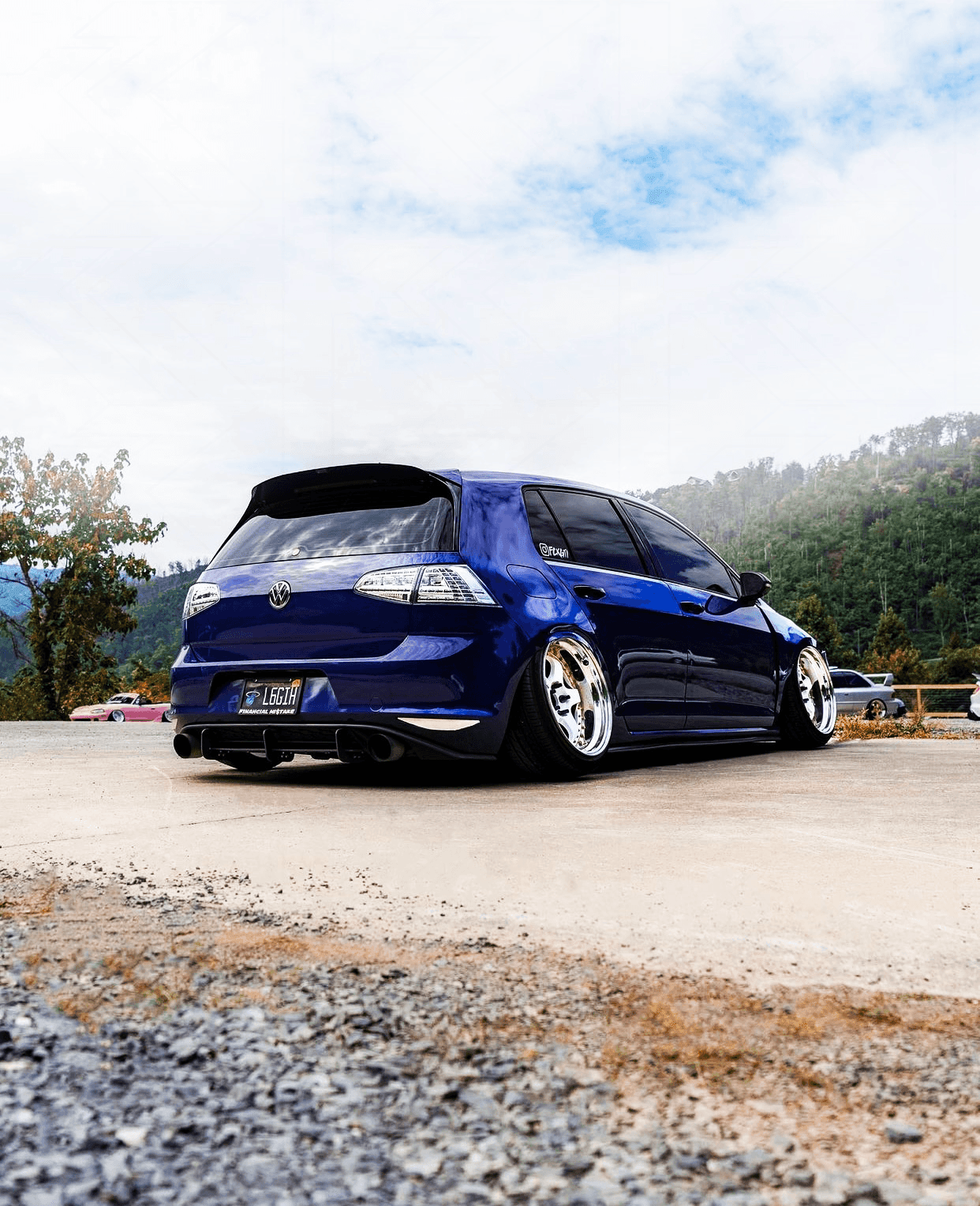 VW MK7 Golf GTI Chrome/Clear LED Tail Lights (2012 - 2017) - K2 Industries