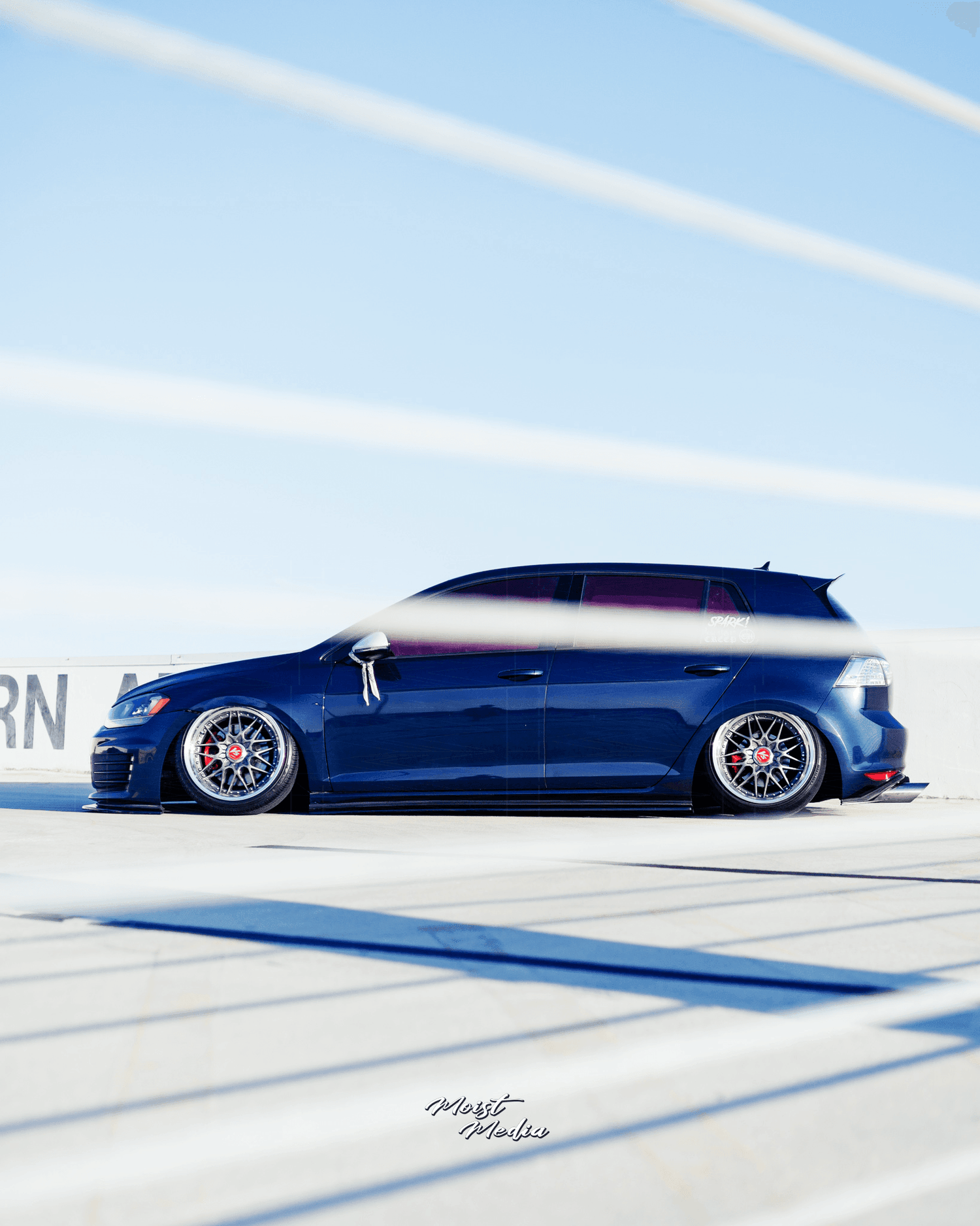 VW MK7 Golf GTI Chrome/Clear LED Tail Lights (2012 - 2017) - K2 Industries