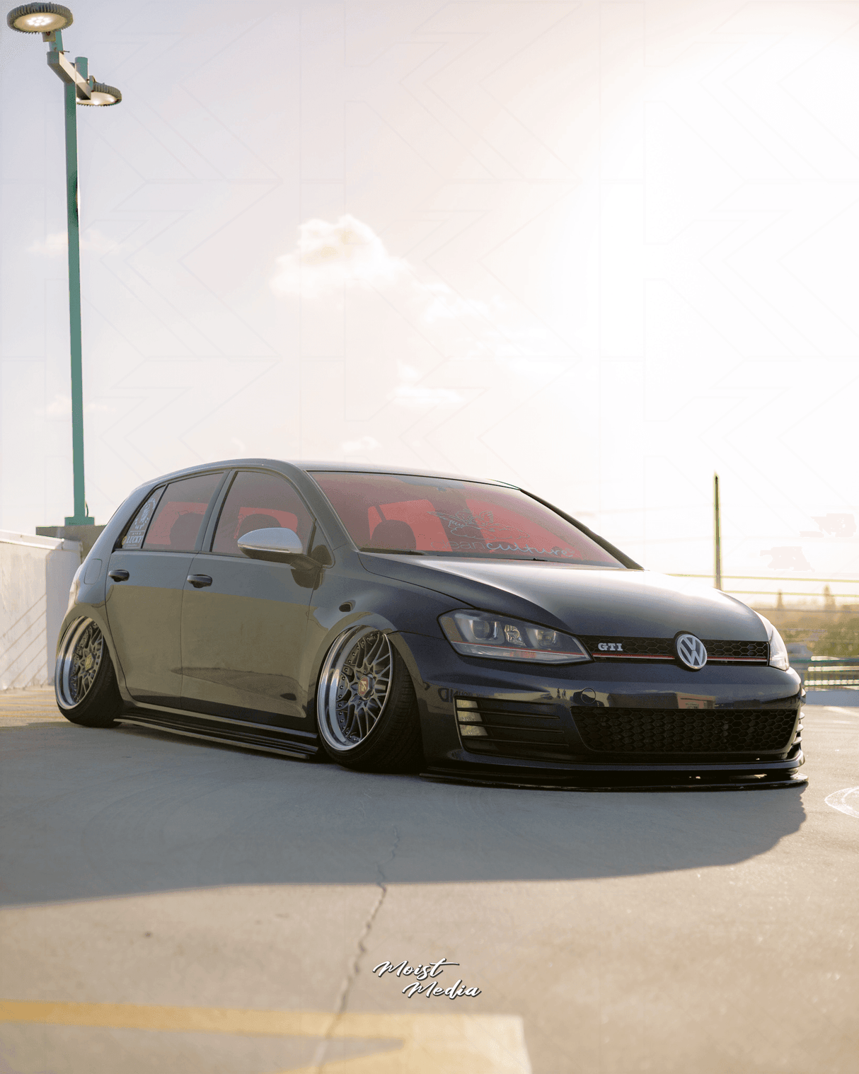 VW MK7 Golf GTI Chrome/Clear LED Tail Lights (2012 - 2017) - K2 Industries