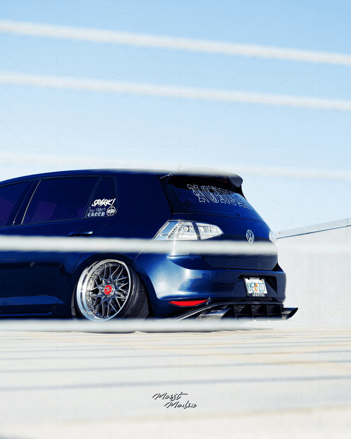 VW MK7 Golf GTI Chrome/Clear LED Tail Lights (2012 - 2017) - K2 Industries