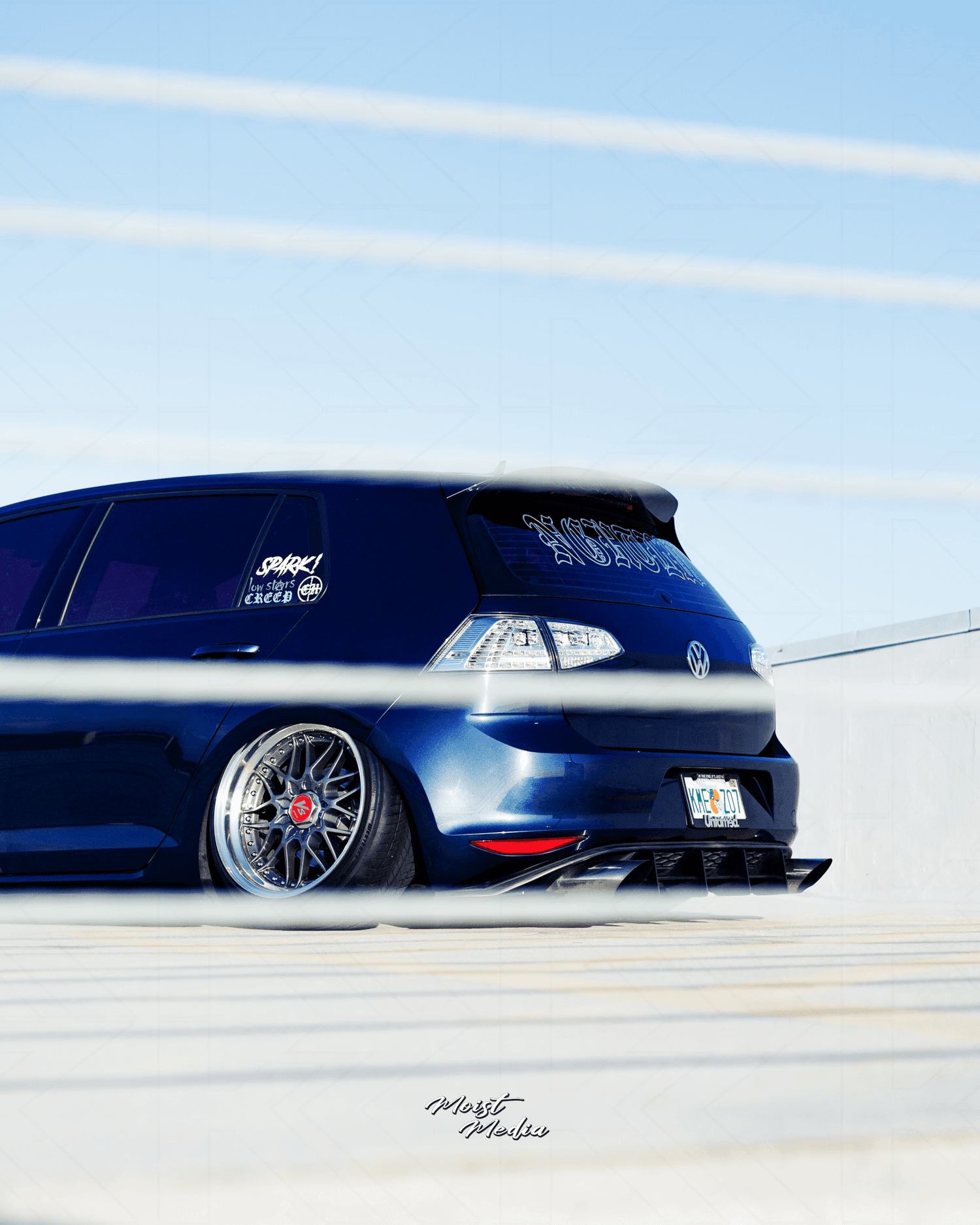 VW MK7 Golf GTI Chrome/Clear LED Tail Lights (2012 - 2017) - K2 Industries