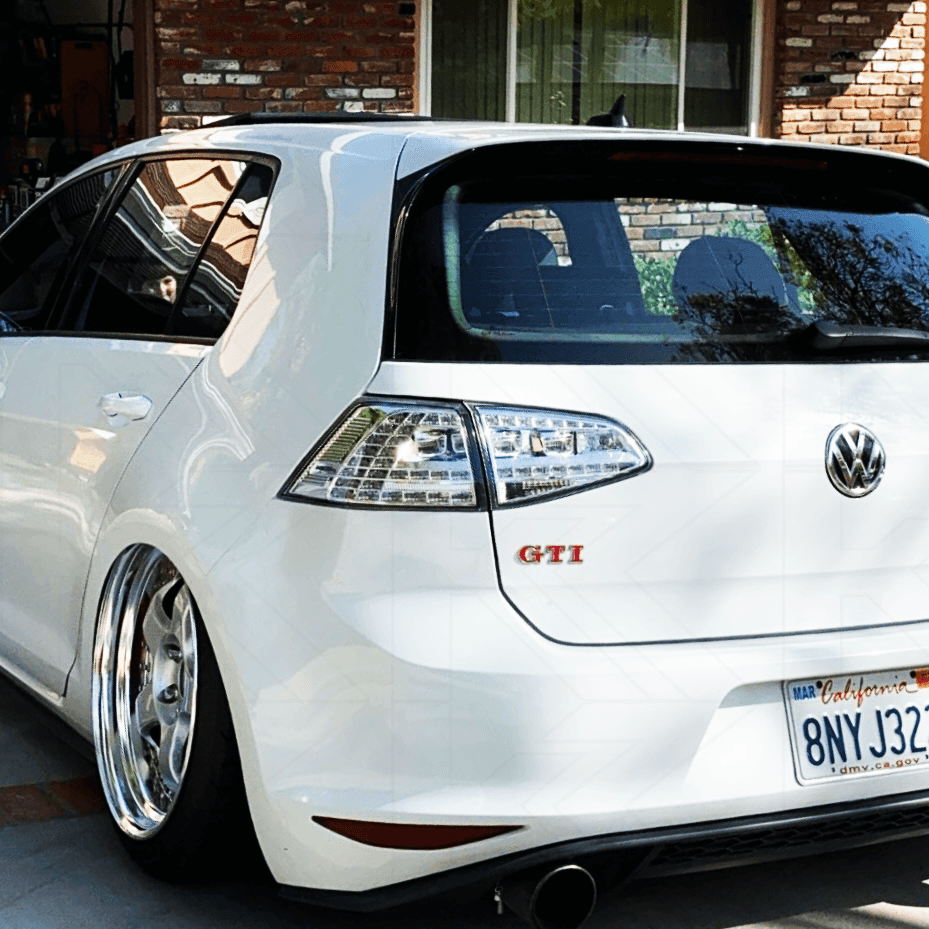 VW MK7 Golf GTI Chrome/Clear LED Tail Lights (2012 - 2017) - K2 Industries
