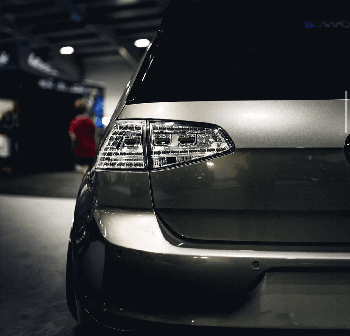 VW MK7 Golf GTI Chrome/Clear LED Tail Lights (2012 - 2017) - K2 Industries