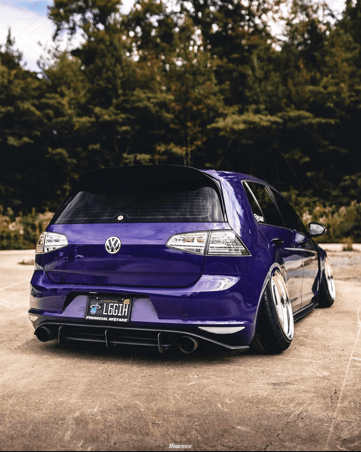 VW MK7 Golf GTI Chrome/Clear LED Tail Lights (2012 - 2017) - K2 Industries