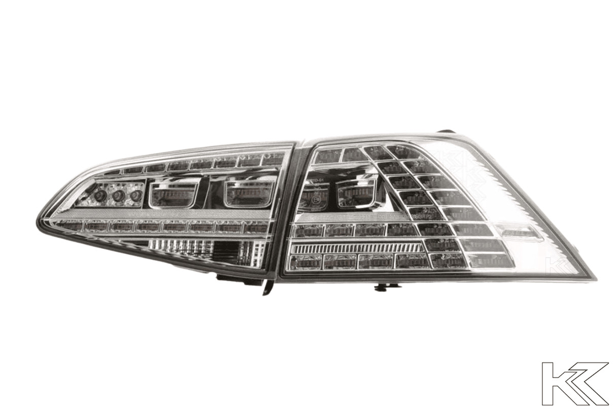 VW MK7 Golf GTI Chrome/Clear LED Tail Lights (2012 - 2017) - K2 Industries