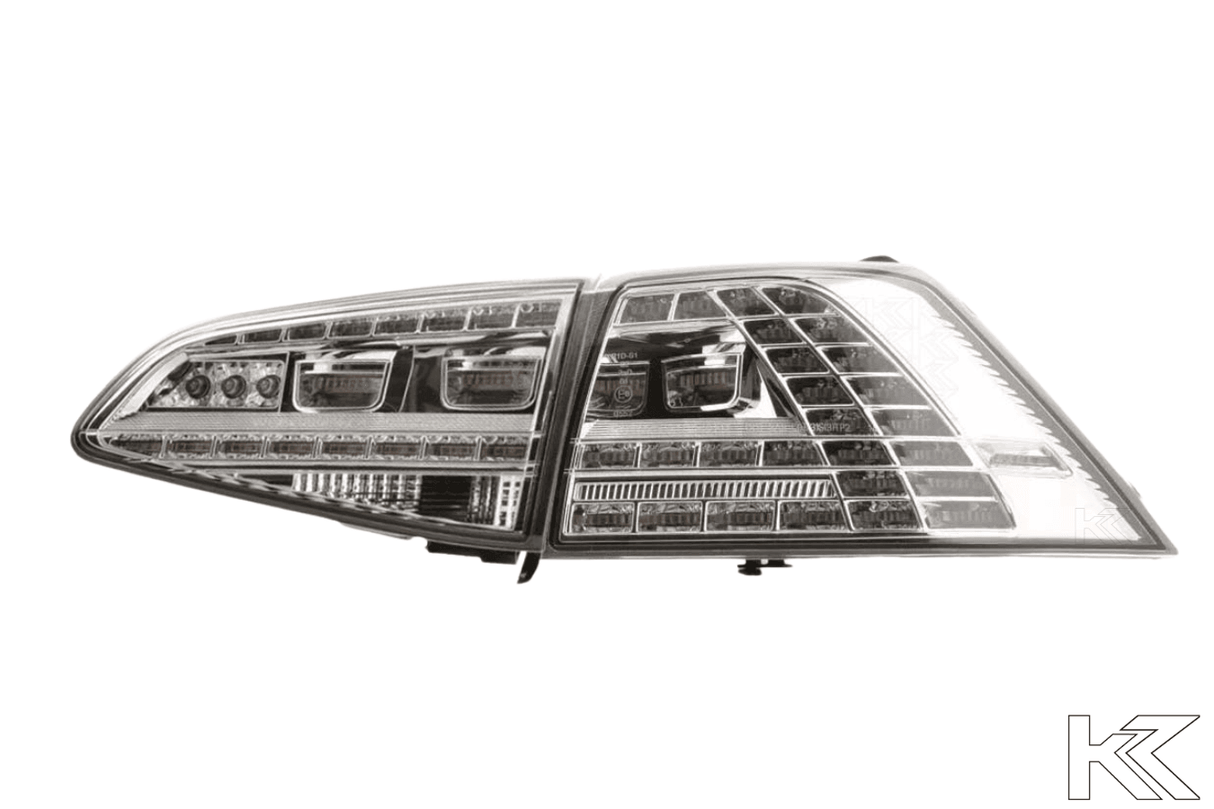 VW MK7 Golf GTI Chrome/Clear LED Tail Lights (2012 - 2017) - K2 Industries
