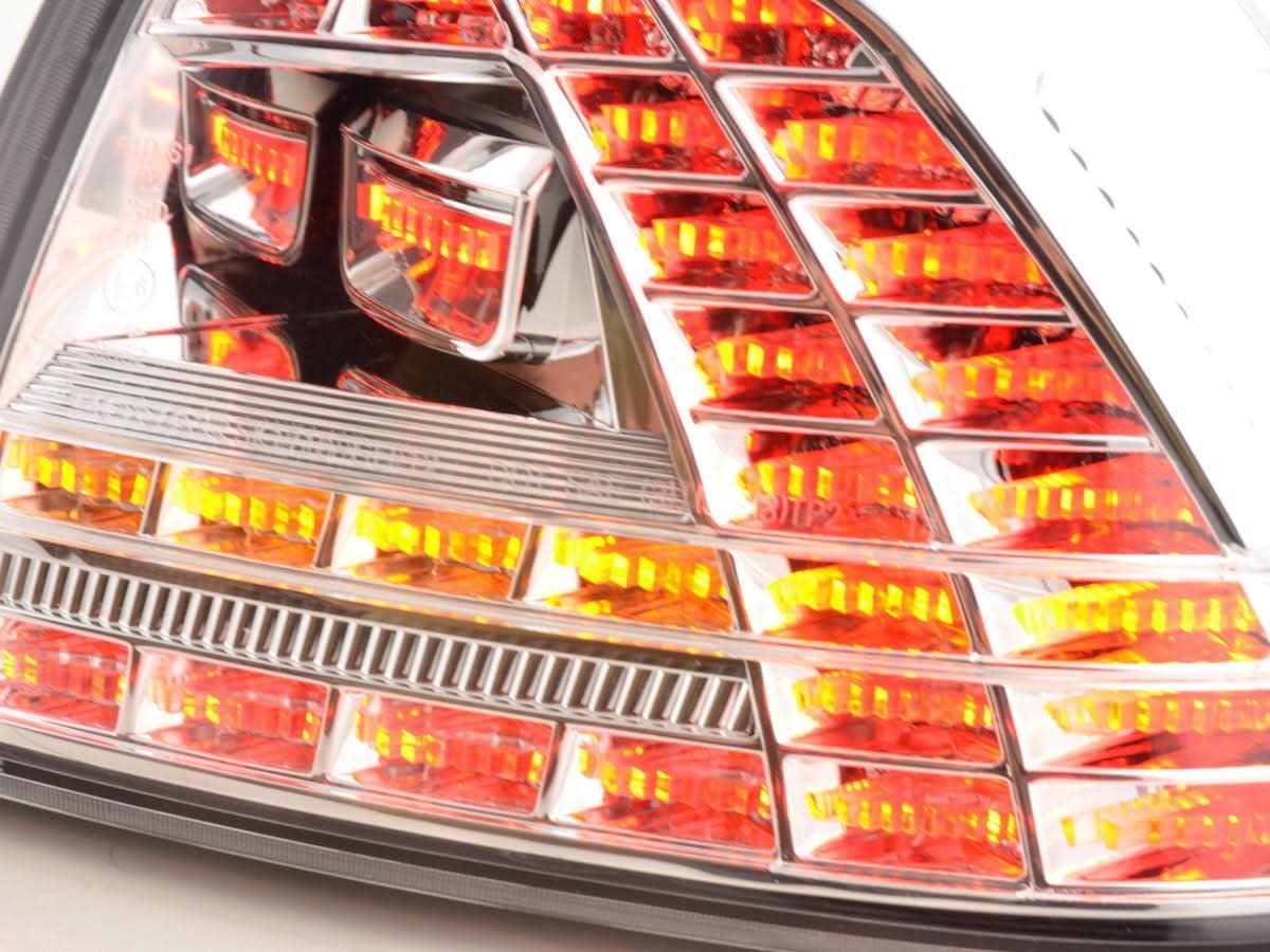 VW MK7 Golf GTI Chrome/Clear LED Tail Lights (2012 - 2017) - K2 Industries