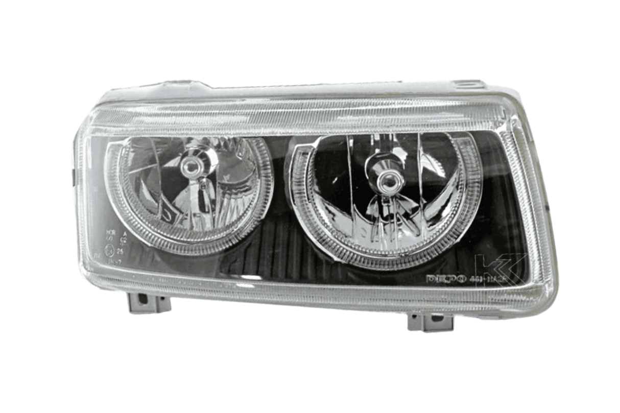 VW Passat B3 type 35i Black Angel Eyes Headlights (1993-1996) - K2 Industries