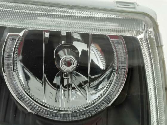 VW Passat B3 type 35i Black Angel Eyes Headlights (1993-1996) - K2 Industries