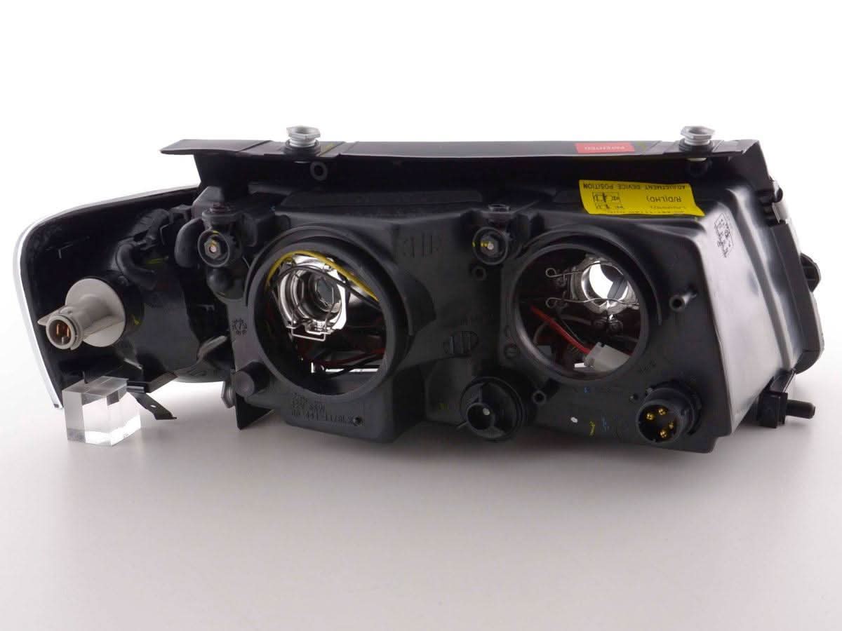 VW Passat B5 3B Black Angel Eyes Headlights (1997-2000) - K2 Industries