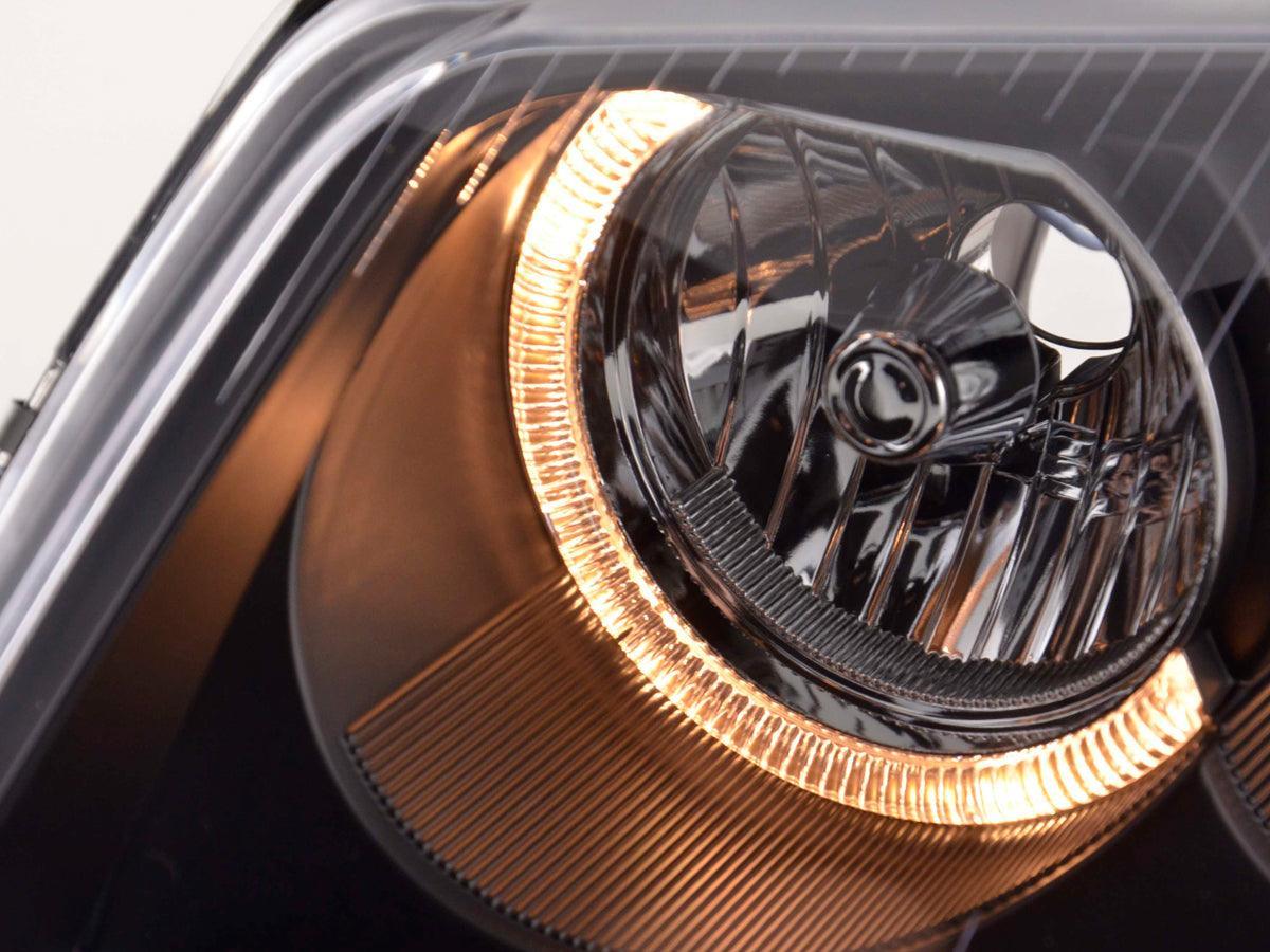 VW Passat B5 3BG Black Angel Eyes Headlights (2000-2005) - K2 Industries