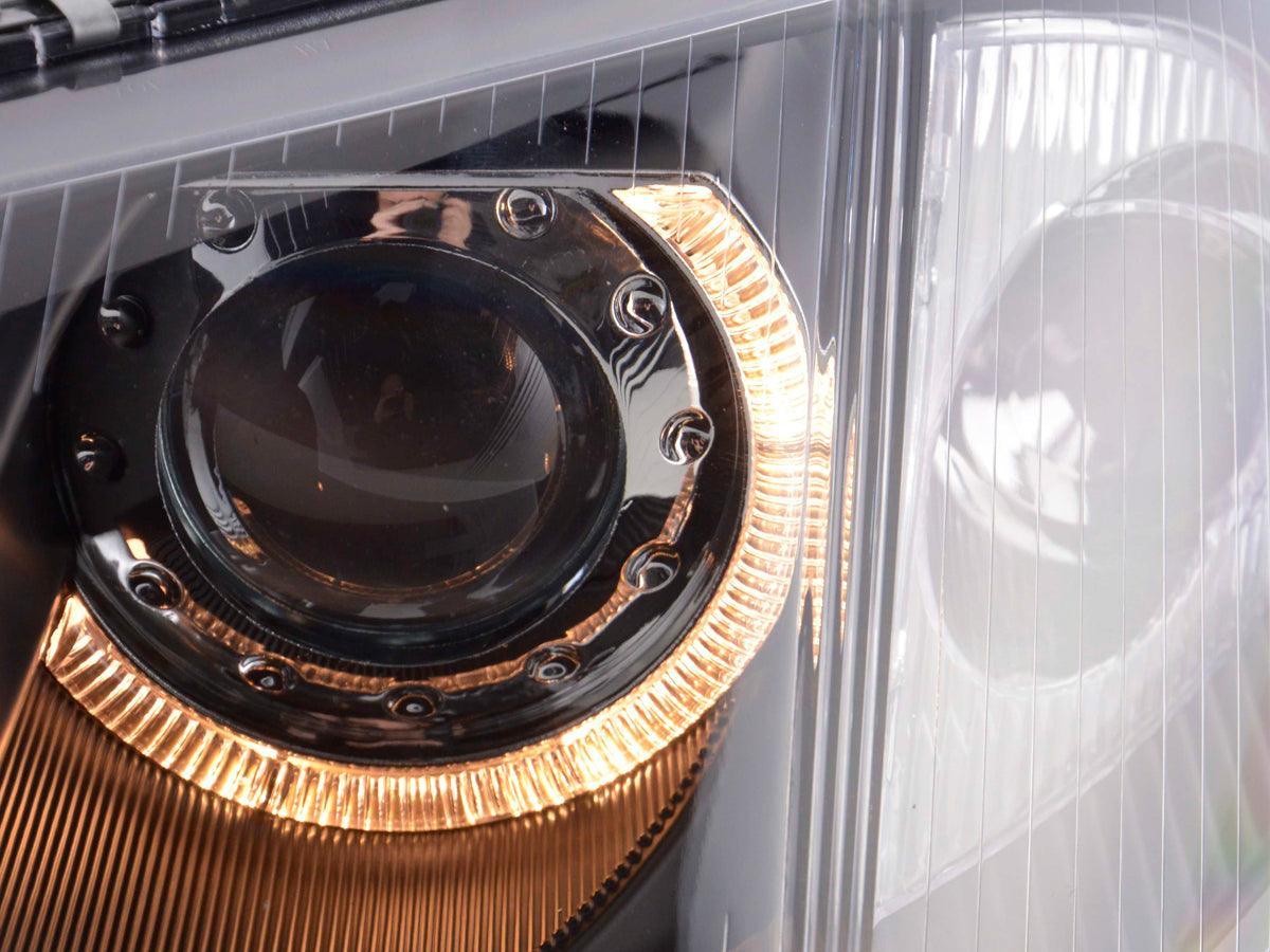 VW Passat B5 3BG Black Angel Eyes Headlights (2000-2005) - K2 Industries