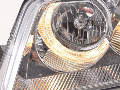 VW Passat B5 3BG Chrome Angel Eyes Headlights (2000-2005) - K2 Industries