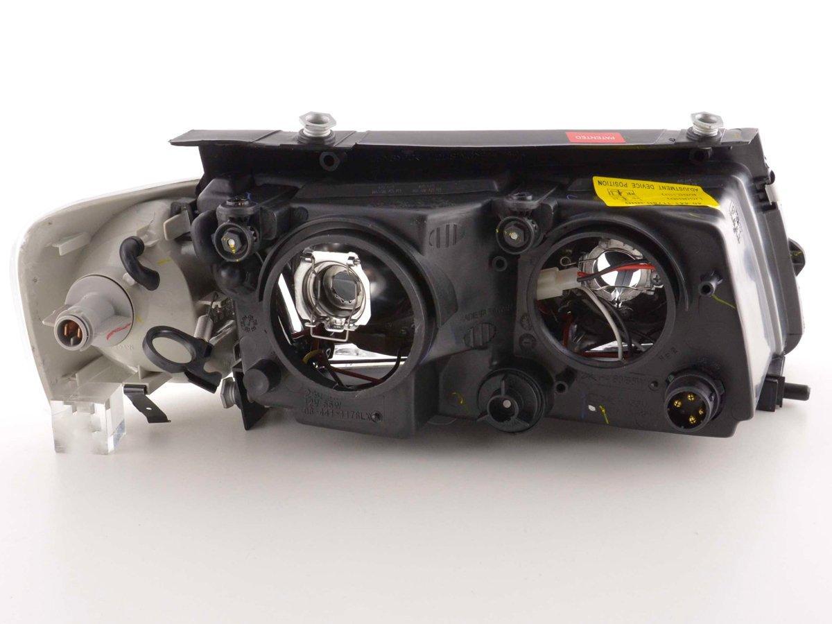 VW Passat B5 Chrome Angel Eye Headlights (1997-2000) - K2 Industries