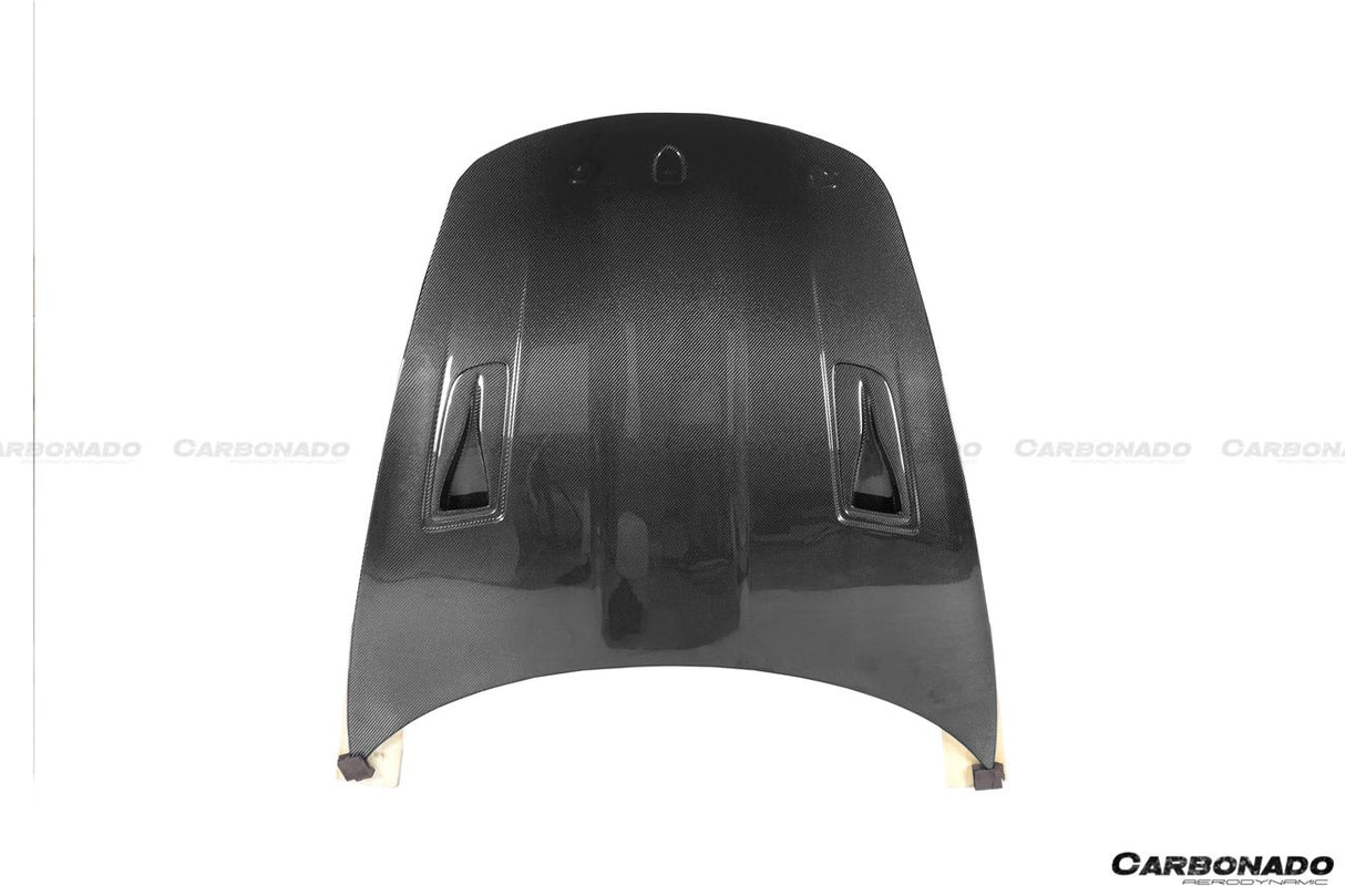 2005-2012 Porsche Carrera 911    997 Turbo    Cayman    Boxster 987 GT2RS Style Carbon Fiber Hood