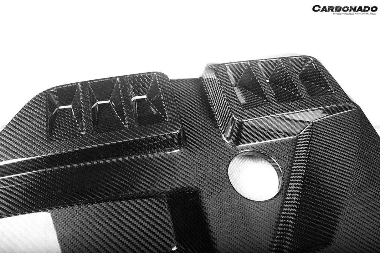 2021-UP BMW Autoclave Carbon Fiber Engine Cover Carbonado (OE) Fits:  G80 M3, G82 M4, G83 M4,G87 M2