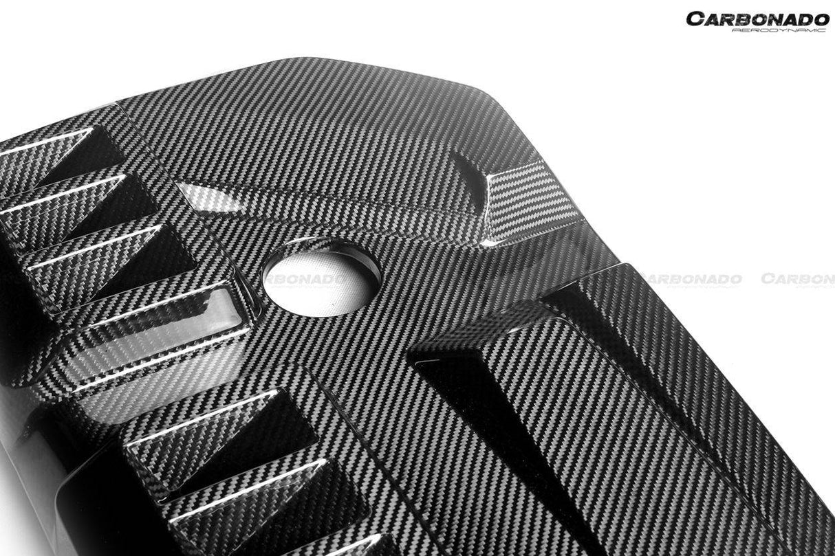 2021-UP BMW Autoclave Carbon Fiber Engine Cover Carbonado (OE) Fits:  G80 M3, G82 M4, G83 M4,G87 M2