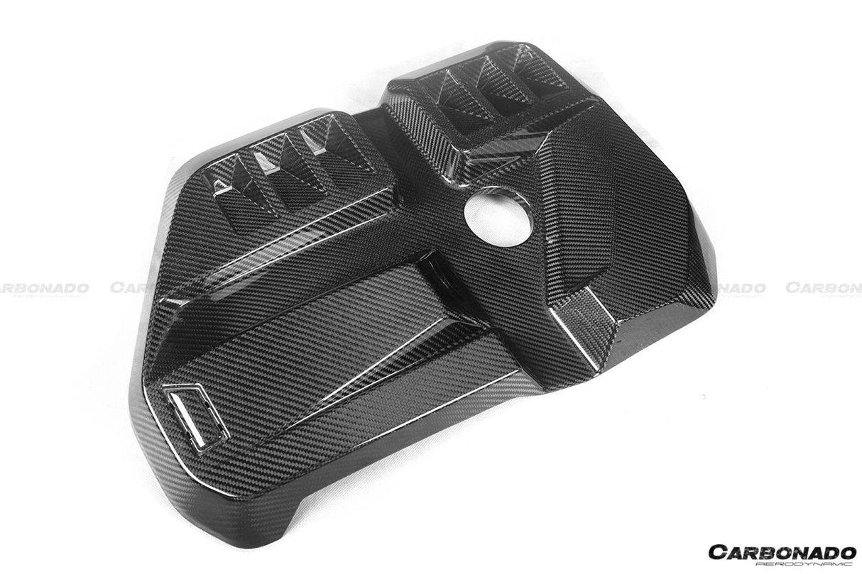 2021-UP BMW Autoclave Carbon Fiber Engine Cover Carbonado (OE) Fits:  G80 M3, G82 M4, G83 M4,G87 M2