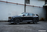 2023-2026 BMW XM G09 LD Style Dry Carbon Fiber Side Skirts With Under Board