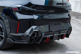 2023-2026 BMW XM G09 LD Style Dry Carbon Fiber Rear Diffuser Lip with Exhaust