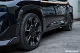 2023-2026 BMW XM G09 LD Style Dry Carbon Fiber Side Skirts With Under Board