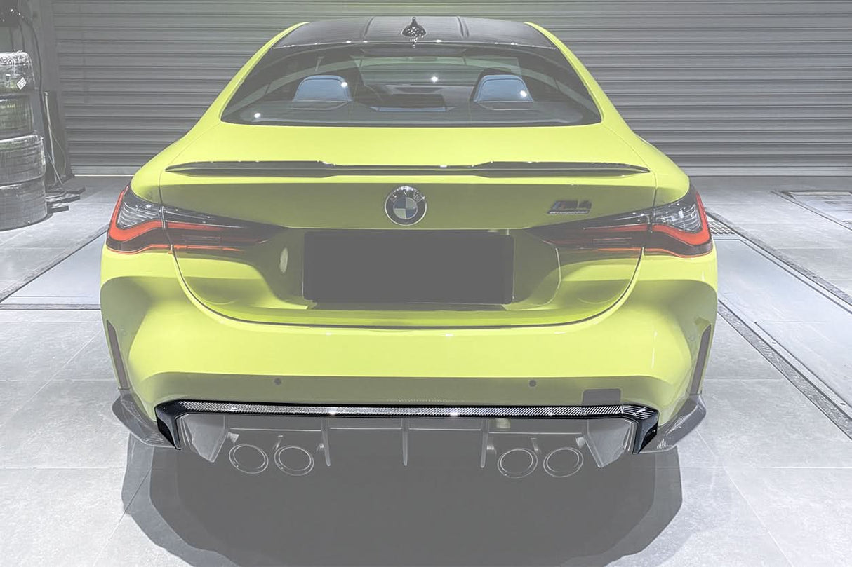 2021-UP BMW M4 G82 G83 M3 G80 Carbon Fiber Rear Diffuser Trim Replacement Lip