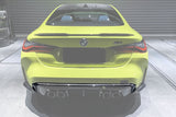 2021-UP BMW M4 G82 G83 M3 G80 Carbon Fiber Rear Diffuser Trim Replacement Lip