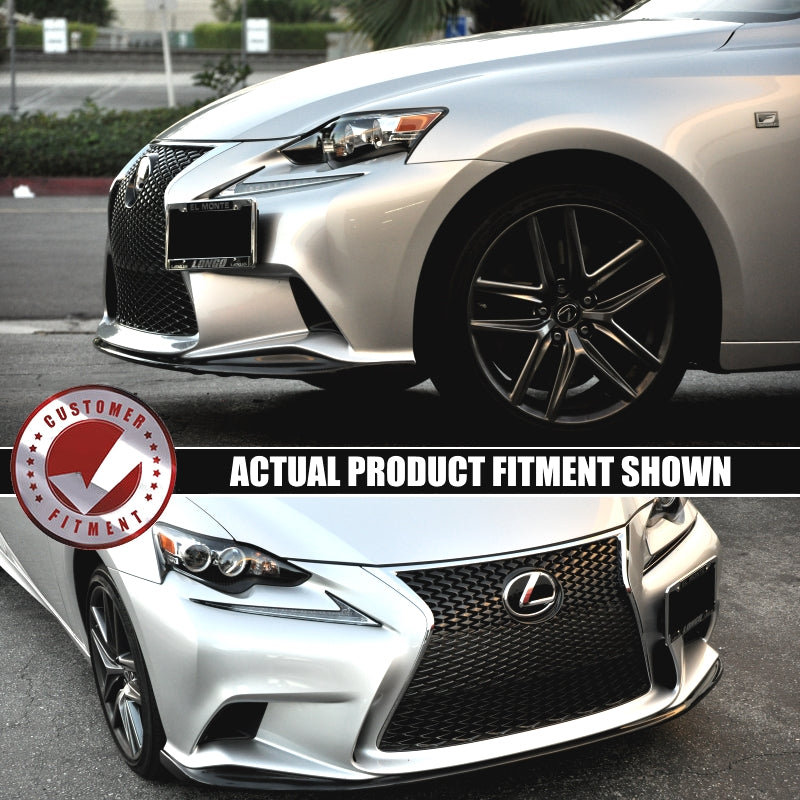 2014-2016 Lexus IS Series F Sport Sedan JDM Style Front Bumper Lip PU