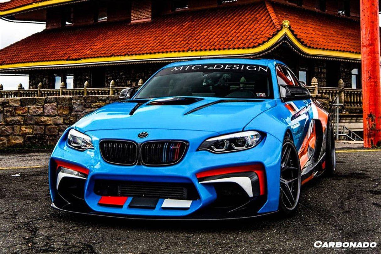 2016-2020 BMW M2 F87 VR Style Partial Carbon Fiber Wide Full Body kit