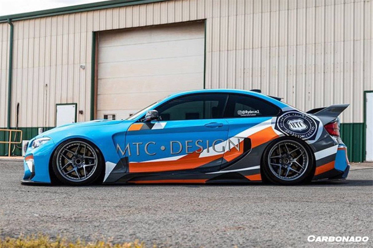 2016-2020 BMW M2 F87 VR Style Partial Carbon Fiber Wide Full Body kit