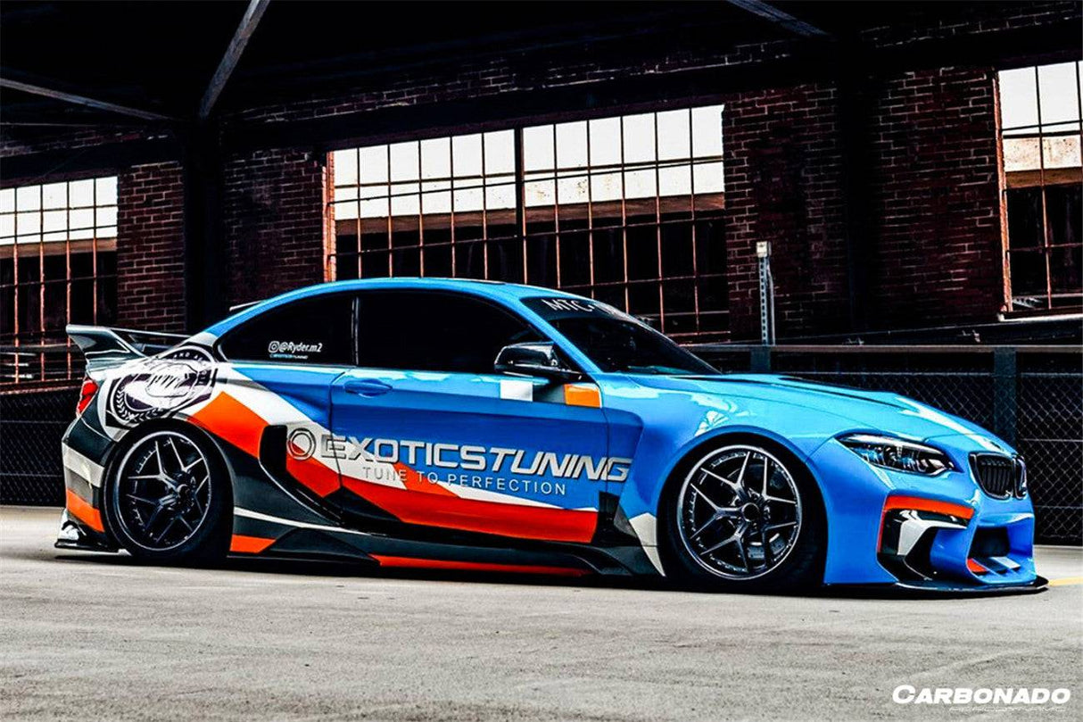 2016-2020 BMW M2 F87 VR Style Partial Carbon Fiber Wide Full Body kit