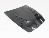 2000-2009 Honda S2000 2 doors TECHNO R Style Carbon Fiber Black Hood