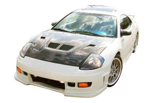 2000-2005 Mitsubishi Eclipse 2 doors EVO Style Carbon Fiber Black Hood