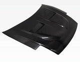 2000-2005 Mitsubishi Eclipse 2 doors XTREME GT Style Carbon Fiber Black Hood