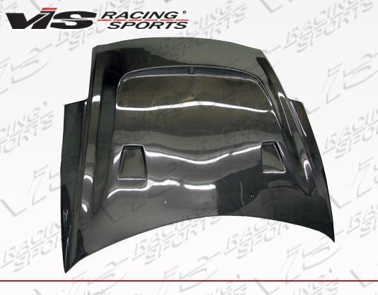2000-2005 Mitsubishi Eclipse 2 doors JS Style Carbon Fiber Black Hood