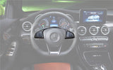 2015-2021 Mercedes Benz W205 C63 AMG Dry Carbon Fiber Interior Steering wheel Trim