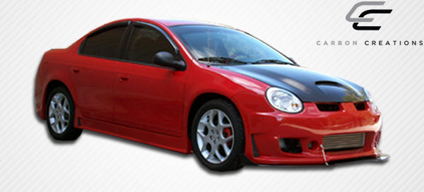 2000-2005 Dodge Neon Carbon Creations SRT Look Hood - 1 Piece
