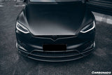 2016-2021 Tesla Model X SUV RZS Style Carbon Fiber Front Canards