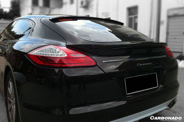 2010-2013 Porsche Panamera 970.1 TAS Style Carbon Fiber Trunk Spoiler