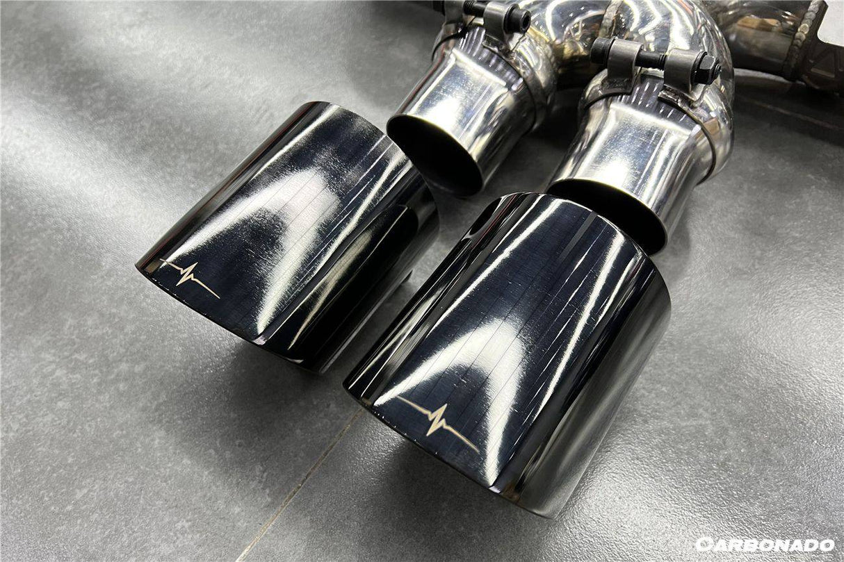 2019-2024 Porsche 911 992 Carrera  S  4  4S  Targa  Cabriolet Exhaust (for GT3 Style Bumper)