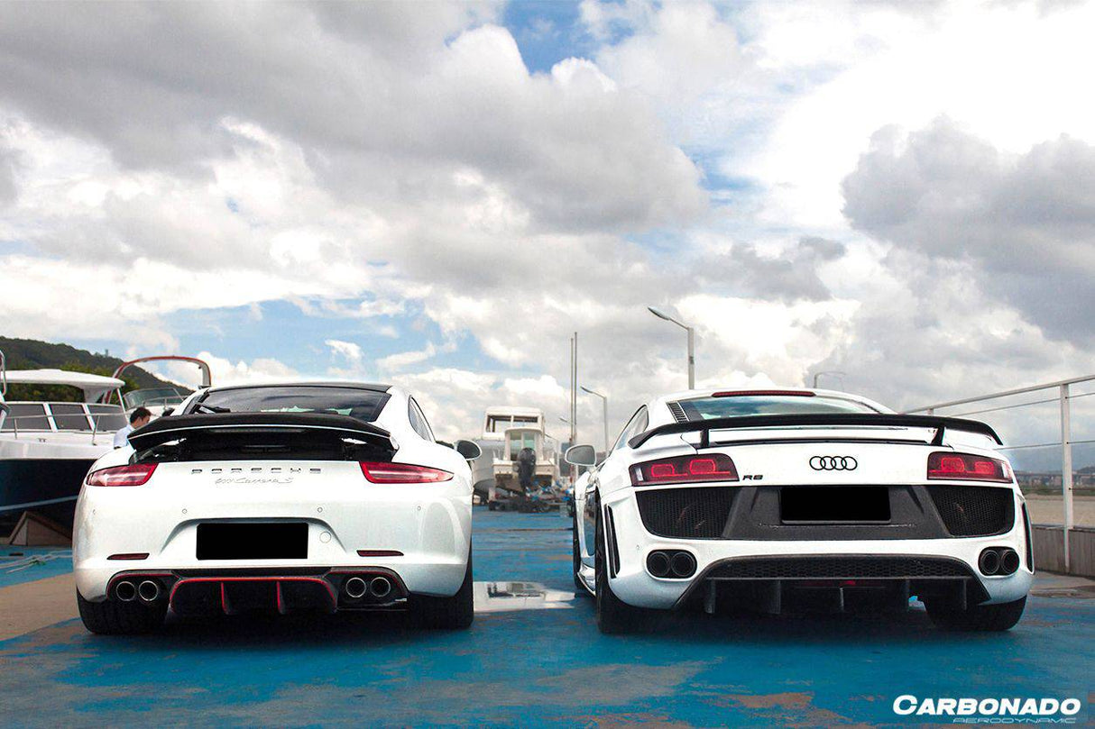 2006-2015 Audi R8 Coupe DPGT Style Carbon Fiber Trunk Spoiler Wing