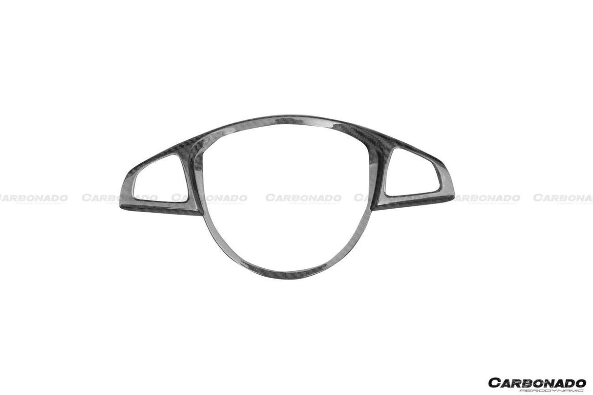 2015-2021 Mercedes Benz W205 C63 AMG Dry Carbon Fiber Interior Steering wheel Trim